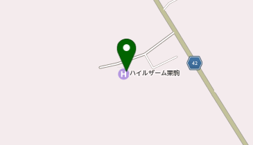 レストラン栗駒の地図画像