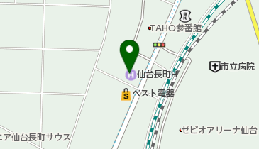 仙台長町ホテルの地図画像