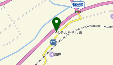 国民宿舎ホテルたきしまの地図画像