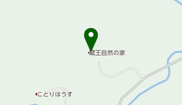 宮城県蔵王自然の家の地図画像