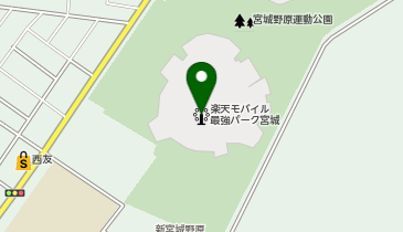 楽天モバイル最強パーク宮城の地図画像