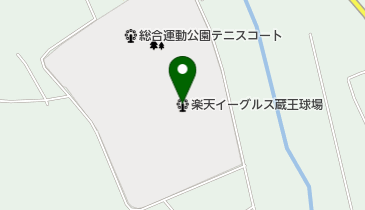 楽天イーグルス蔵王球場の地図画像