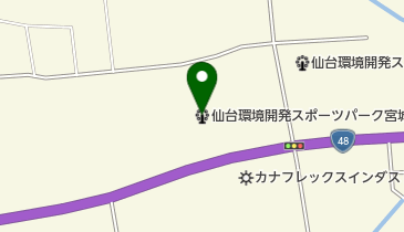 仙台環境開発スポーツパーク宮城広瀬球場の地図画像