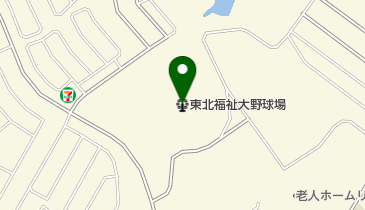 東北福祉大学野球場の地図画像