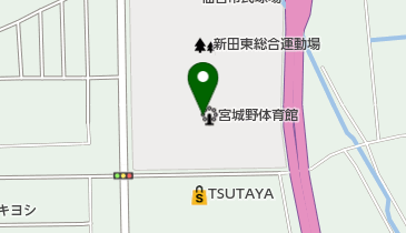 宮城野体育館の地図画像