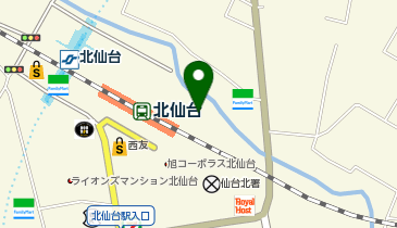 本山製作所青葉アリーナの地図画像