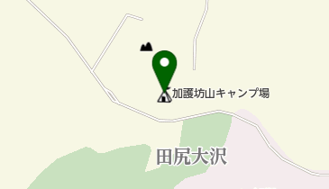 加護坊山キャンプ場の地図画像