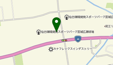 仙台環境開発スポーツパーク宮城広瀬庭球場の地図画像