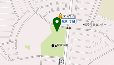 松陵公園庭球場の地図画像