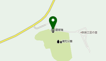 湯元公園庭球場の地図画像