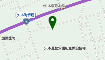 東松島市矢本運動公園テニスコートの地図画像