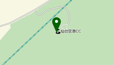 仙台空港カントリークラブの地図画像