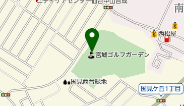 宮城ゴルフガーデンの地図画像