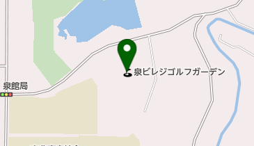 泉ビレジゴルフガーデンの地図画像