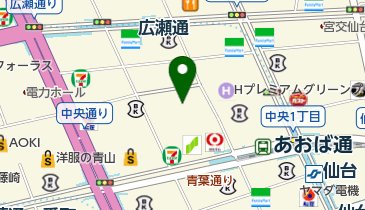GiGO仙台の地図画像
