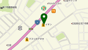 ピーターパンと仲間たち船岡店の地図画像