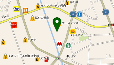 GiGO利府の地図画像