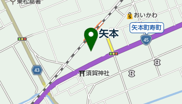 ダンロップスポーツウェルネスゆぷとの地図画像