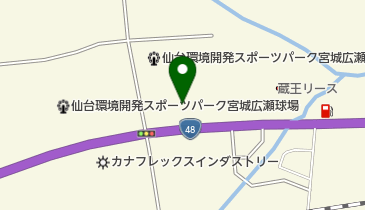 仙台環境開発スポーツパーク宮城広瀬グラウンドの地図画像