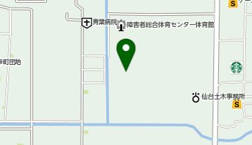 宮城県障害者総合体育センターグランドの地図画像