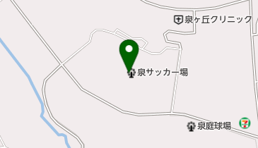 仙台市泉総合運動場泉サッカー場の地図画像