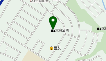 太白公園野球場の地図画像