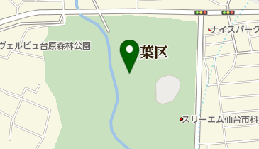 仙台自然休養林(憩いの森)の地図画像