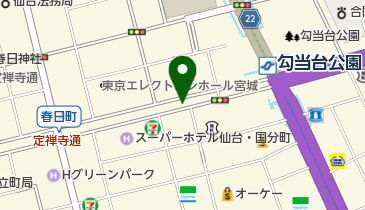 仙台・青葉祭りの地図画像