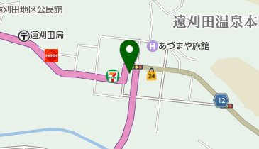 遠刈田温泉仮装盆踊り大会の地図画像