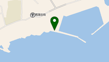 菖蒲田浜漁港の地図画像