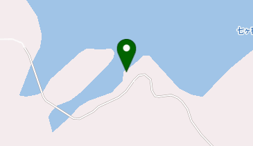 七ヶ宿ダム湖の地図画像