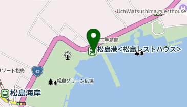 松島島巡り観光船の地図画像