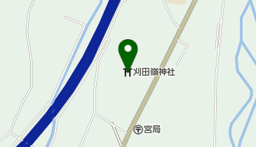刈田嶺神社(白鳥大明神)の地図画像