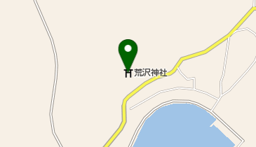 荒沢神社の地図画像