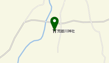 荒雄川神社の地図画像