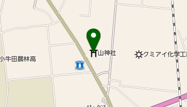 山神社の地図画像