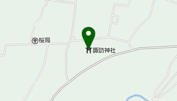 諏訪神社の地図画像