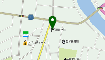 津島神社の地図画像