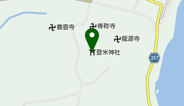 登米神社の地図画像