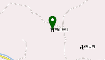 白山神社の地図画像