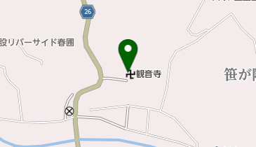 観音寺の地図画像