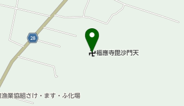 福応寺の地図画像