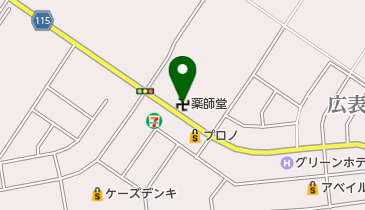 薬師堂の地図画像