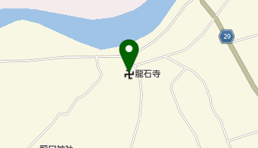 龍石寺の地図画像
