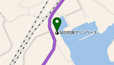 マークマリーン仙台松島マリンベースの地図画像