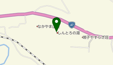 中山平温泉交流館しんとろの湯の地図画像