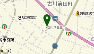 古川八百屋市の地図画像