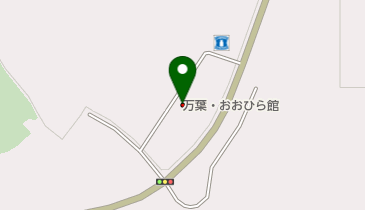 万葉・おおひら館の地図画像