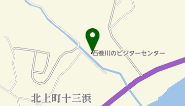石巻・川のビジターセンターの地図画像