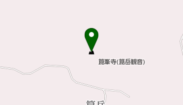 箟岳山の地図画像